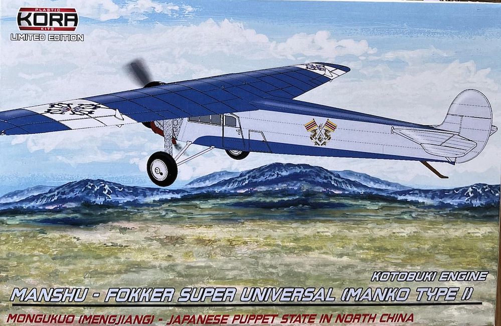 Kora KPK72183 1:72 Manshu-Fokker Super Universal