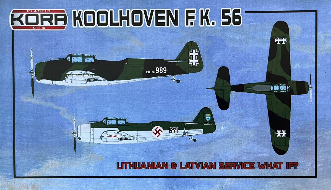 Kora KPK72200 1:72 Koolhoven F.K.56 Lithuanian & Latvian What if?