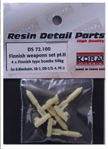Kora KORS72100 1:72 Finnish weapons set