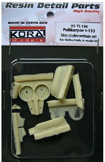 Kora KORS72156 1:72 Polikarpov I-153 Skis Undercarriage set