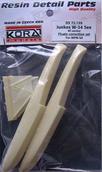 Kora KORS72159 1:72 Junkers W.34 Sea Floats Correction Set