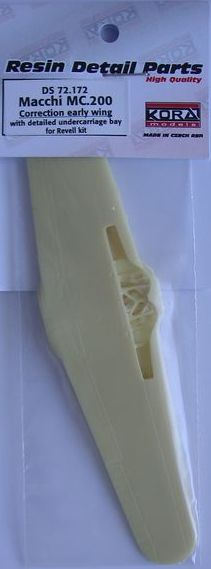 Kora KORS72172 1:72 Macchi C.200 Correction early wing