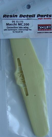 Kora KORS72173 1:72 Macchi C.200 Correction late wing