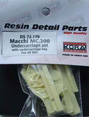 Kora KORS72179 1:72 Macchi C.200 Undercarriage set with undercarriage bay