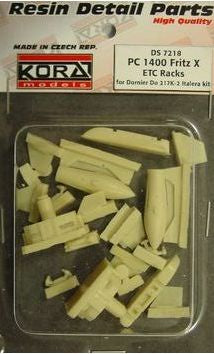 Kora KORS7218 1:72 PC 140 Fritz X ETC racks for Dornier Do-217K-2