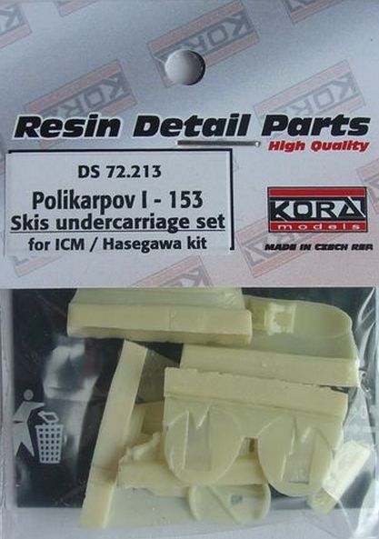 Kora KORS72213 1:72 Polikarpov I-153 Skis Undercarriage set