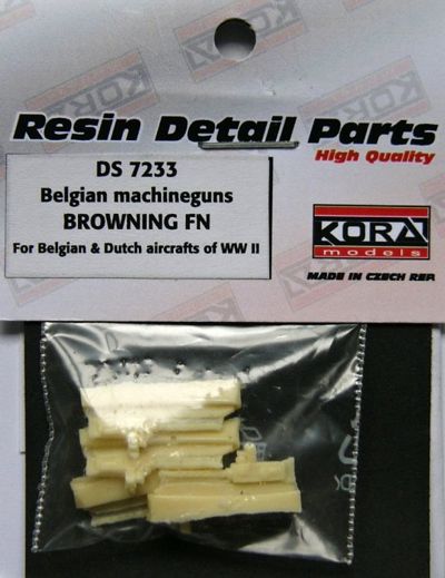 Kora KORS7233 1:72 Browning FN for Belgian and Dutch aircraft WWII