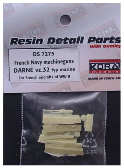 Kora KORS7275 1:72 French Navy machine guns DARNE vz.32 typ marine