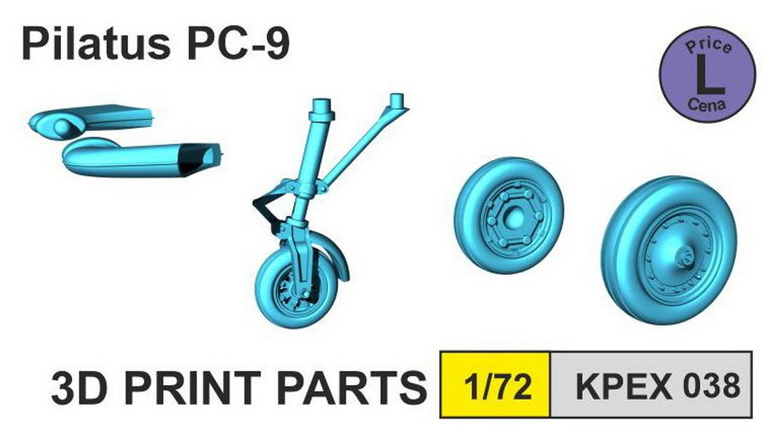 KP KPEX7238 Pilatus PC-9 Wheels & Exhausts Paint Masks 1:72