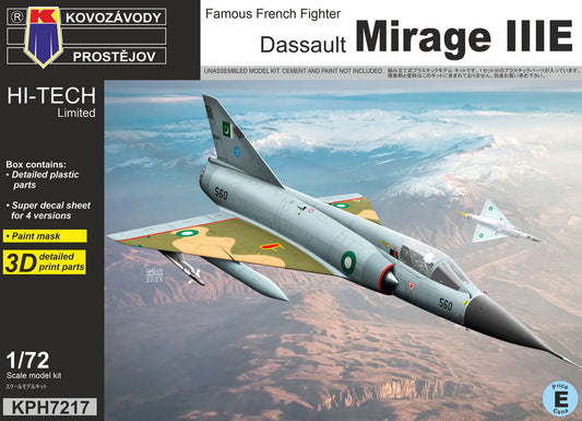 Kovozavody Prostejov KPH7217 1:72 Dassault_Mirage IIIE ex-RV Models