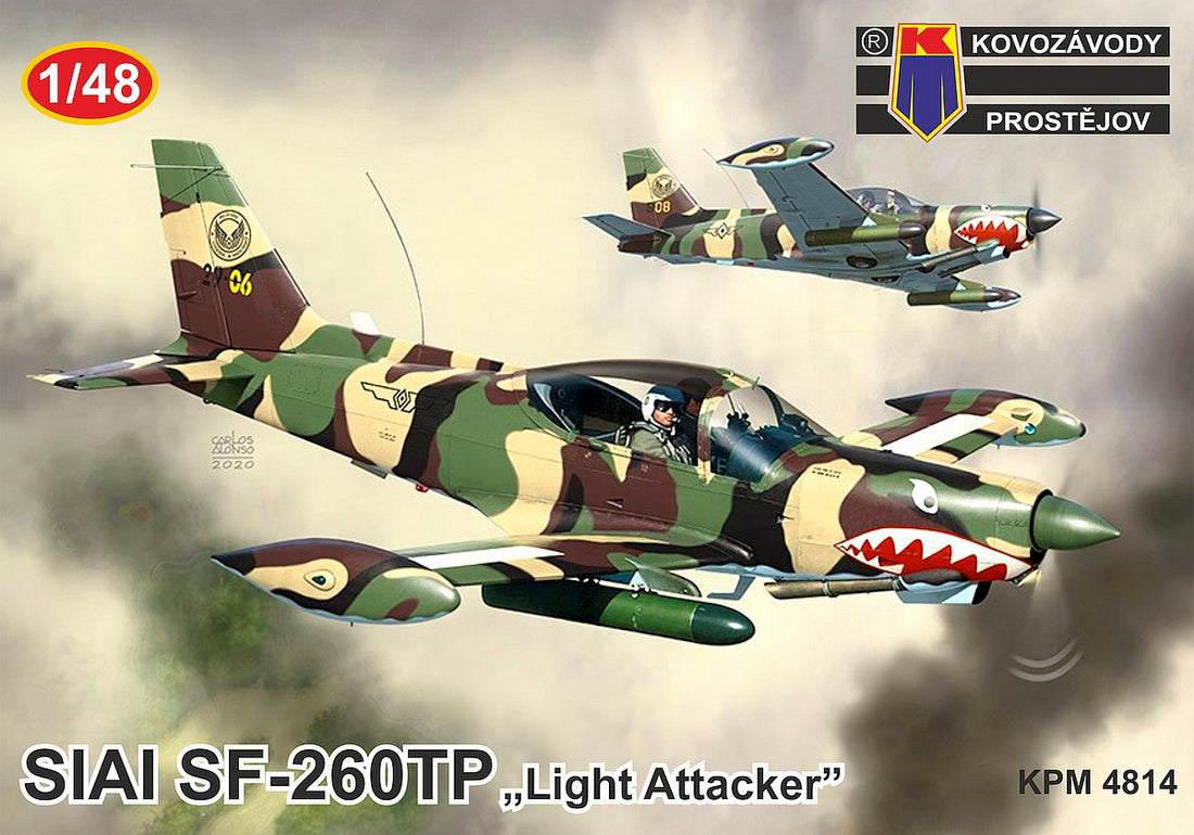 Kovozavody Prostejov KPM4814 1:48 SIAI SF-260TP "Light Attacker"