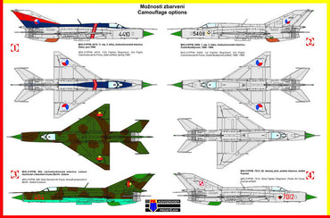 Kovozavody Prostejov KPM72122 1:72 Mikoyan MiG-21PFM "Fishbed-F"
