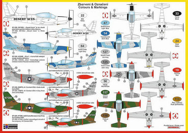 Kovozavody Prostejov KPM72209 1:72 SIAI SF-260D "Over USA"