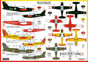 Kovozavody Prostejov KPM72212 1:72 SIAI SF-260D/W "European Users"