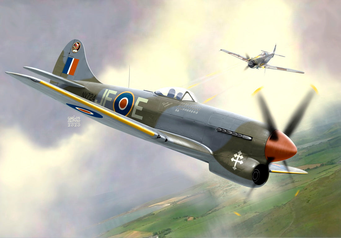 Kovozavody Prostejov KPM72220 1:72 Hawker Tempest Mk.V "Clostermann"