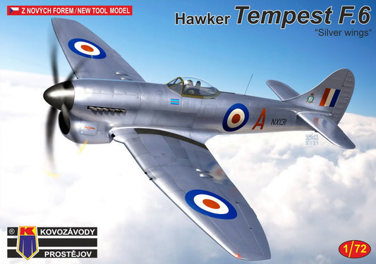 Kovozavody Prostejov KPM72224 1:72 Hawker Tempest F.6 'Silver wings'