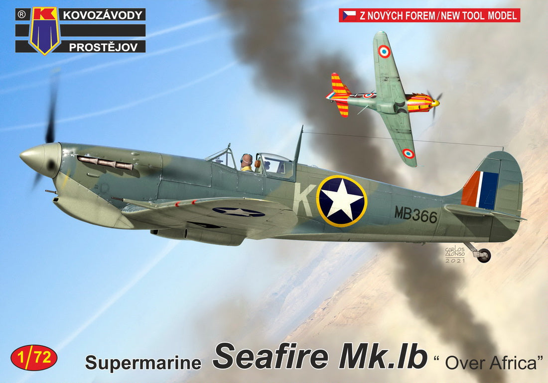 Kovozavody Prostejov KPM72241 1:72 Seafire Mk.IB "Over Africa" new model