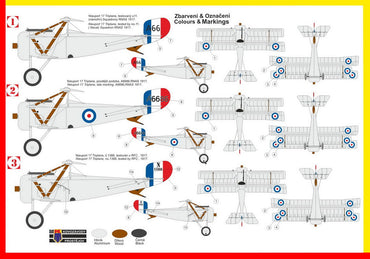 Kovozavody Prostejov KPM72255 1:72 Nieuport Triplane 'RFC/RNAS'