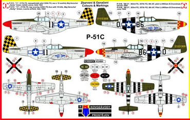 Kovozavody Prostejov KPM7233 1:72 North-American P-51C Mustang, USAAF