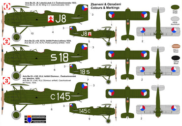 Kovozavody Prostejov KPM72365 1:72 Avia Ba.33 'The Thirty-Three'