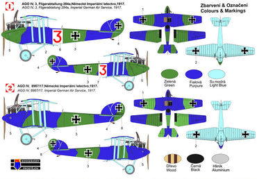 Kovozavody Prostejov KPM72395 1:72 AGO C.IV 'Late Camouflage' new mould