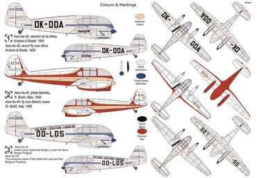 Kovozavody Prostejov KPM72430 1:72 Aero Ae-45