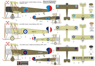 Kovozavody Prostejov KPM72494 1:72 Avro 504K 'Comic' re-box, new parts & decals