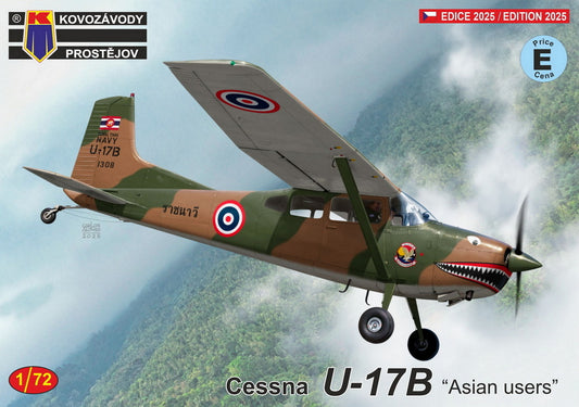 Kovozavody Prostejov KPM72495 1:72 Cessna U-17B 'Asian Users' re-box, new decals