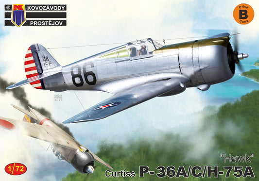 KP KPM72510 Curtiss P-36A/C/H-75A Hawk New Decals 1:72