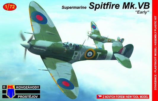 Kovozavody Prostejov KPM7258 1:72 Spitfire Mk.VB "Early" Czechoslovak Sq