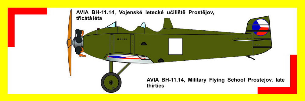 KP KPM7278 Avia B-11 Czechoslovak Liaison & Trainer 1:72