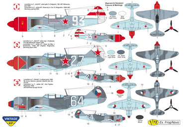 Kovozavody Prostejov KPV7201 1:72 Lavochkin La-7 ex-Novo