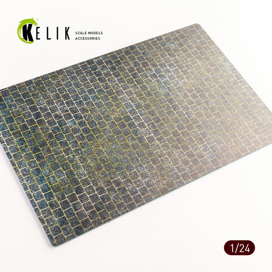 Kelik KS24011 1:24 Cobblestone road 1910s-1930s Base