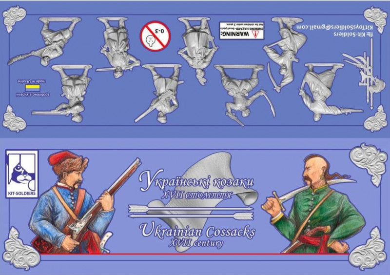 Kit-Soldiers KS32013 1:32 Ukrainian Cossacks, XVII century