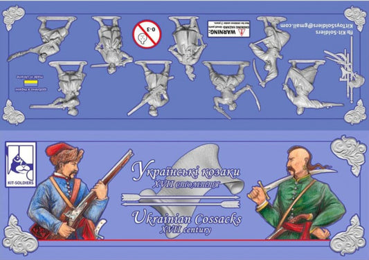 Kit-Soldiers KS32013 1:32 Ukrainian Cossacks, XVII century