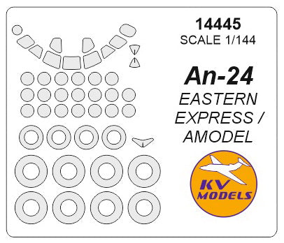 KV Models KV14445 1:144 Antonov An-24