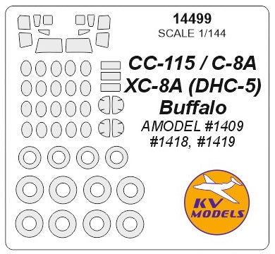 KV Models KV14499 1:144 de_Havilland_Canada CC-115 / C-8A / XC-8A