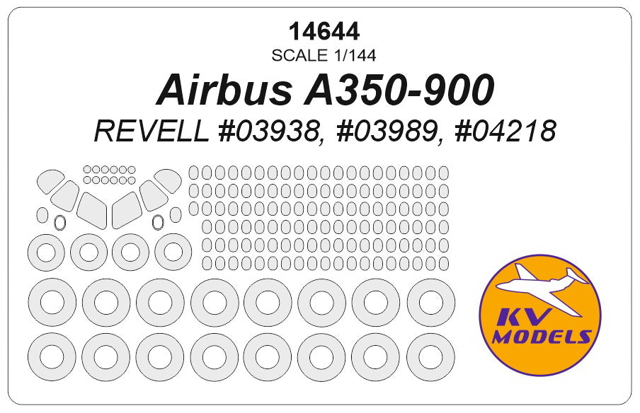 KV Models KV14644 1:144 Airbus A350-900