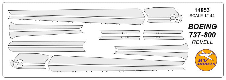 KV Models KV14853 1:144 Boeing 737-800 anti-ice system masks