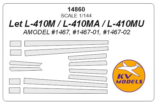 KV Models KV14860 1:144 LET L-410