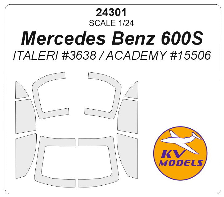 KV Models KV24301 1:24 Mercedes-Benz 600S