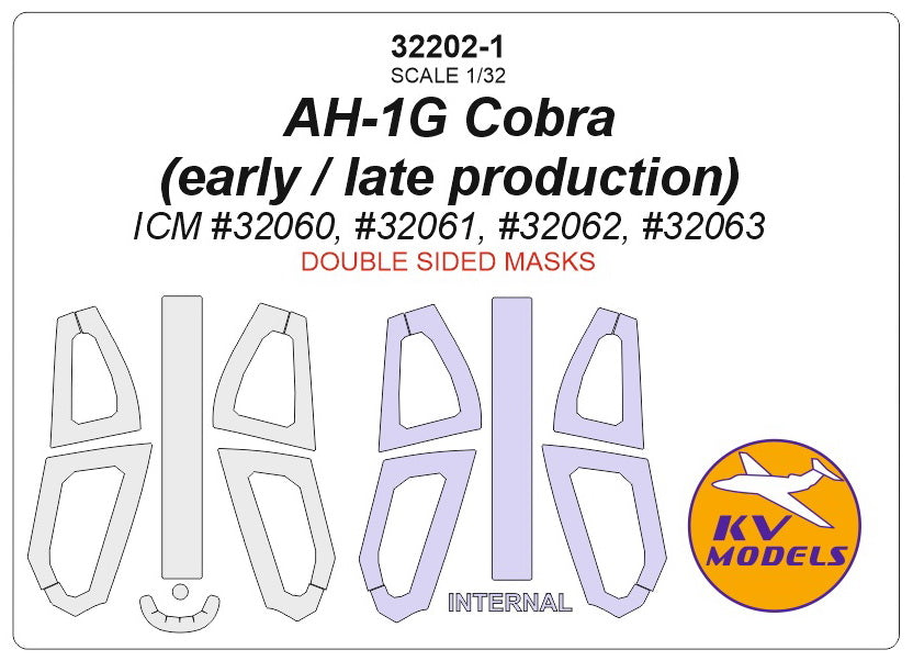 KV Models KV32202-1 1:32 Bell AH-1G Cobra