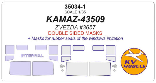 KV Models KV35034-1 1:35 KAMAZ-43509