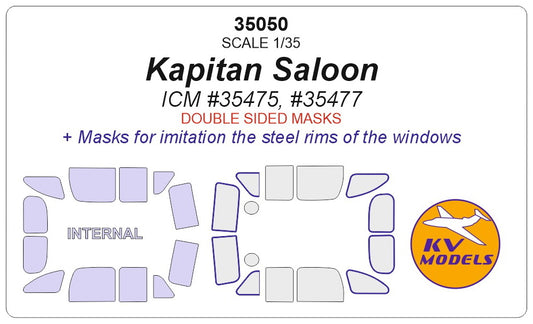 KV Models KV35050 1:35 Kapitan Saloon 4 door version