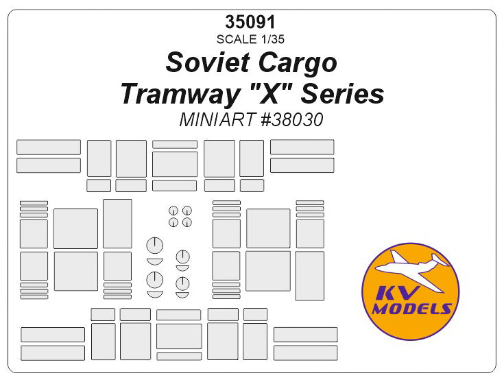KV Models KV35091 1:35 Soviet Cargo Tramway "X" Series