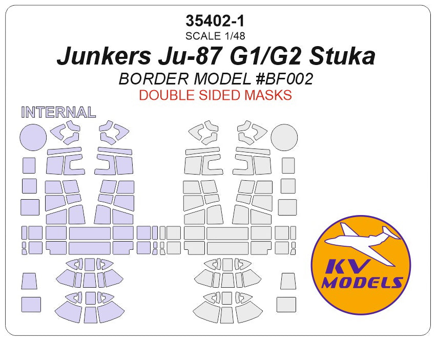 KV Models KV35402-1 1:35 Junkers Ju-87G-1/Ju-87G-2 'Stuka'