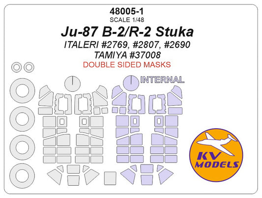 KV Models KV48005-1 1:48 Junkers Ju-87B-2/R-2 'Stuka'