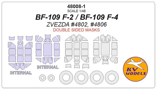 KV Models KV48008-1 1:48 Messerschmitt Bf-109F