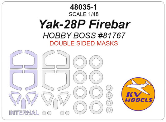 KV Models KV48035-1 1:48 Yakovlev Yak-28P Firebar
