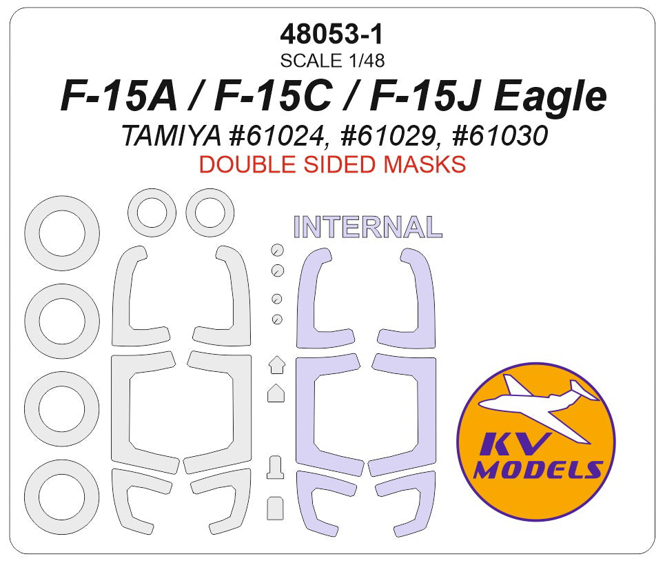 KV Models KV48053-1 1:48 McDonnell F-15A/McDonnell F-15C/McDonnell F-15J Eagle